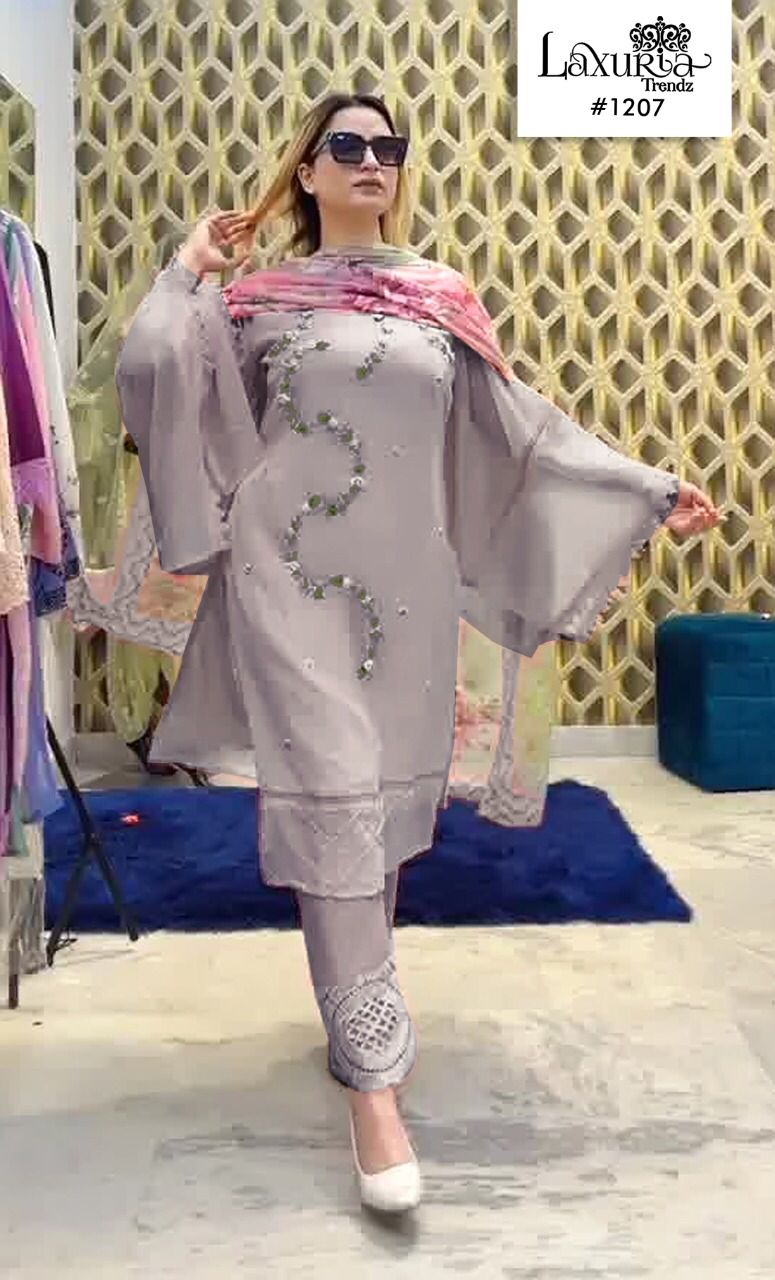 Luxuria Trendz 1207 New Exclusive Wear Designer Slawar Suits Collection